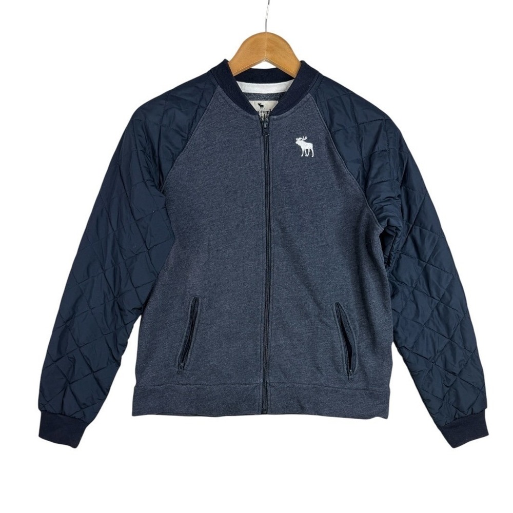 Abercrombie Kids Quilted Bomber Jacket size